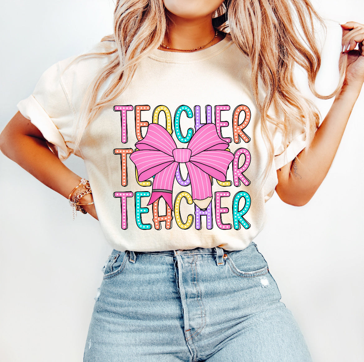 Classy but cutie Teacher tee